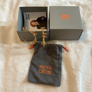 Alexis Bittar Butterfly Hoop Earrings